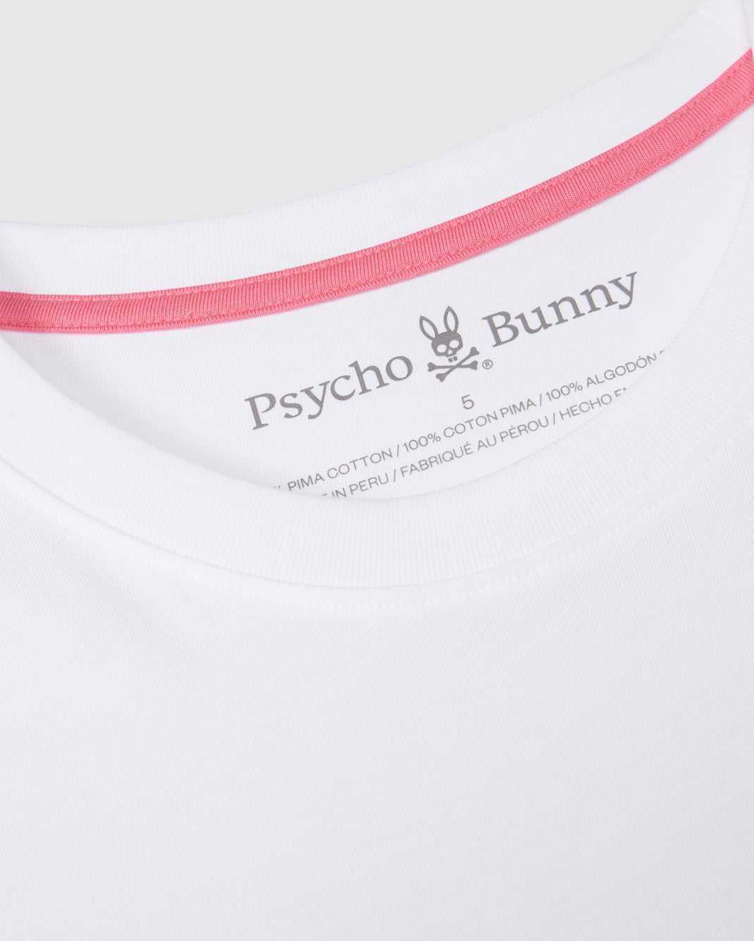 T Shirt Graphique Psycho Bunny Mentz Graphic Tee Blanche Homme | UHU-04248258